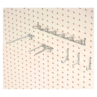 Global Industrial® Pegboard Hooks, 30-Piece Assorted Hooks, Steel (GBE606968)