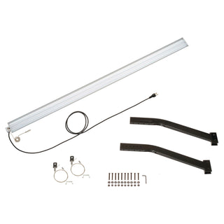 Global Industrial® Workbench LED Light Kit, Aluminum, 72" (GBE319405)