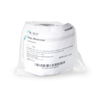 McKesson Argent™ Medicine Cup 2 oz. Silver Stainless Steel Reusable NonSterile (970121_EA)