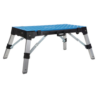 Global Industrial® 4-in-1 Portable Workbench with Power Strip, 300 to 500 lbs, 38.56 to 53 x 19.86 to 32.28 x 3.56 to 30.5 (GBE493680)