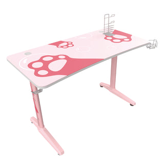Eureka Ergonomic® Cute Gaming Desk, 47" x 23.63" x 30.13", Pink (EKAGD0100)