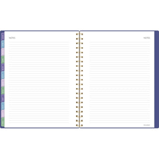 AT-A-GLANCE® Badge Geo Weekly/Monthly Planner, 11 x 9.25, Purple/Gold Cover, 13-Month (Jan to Jan): 2025 to 2026 (AAG1722G905)