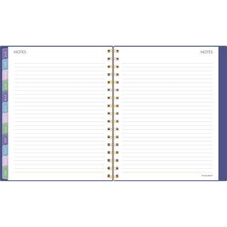 AT-A-GLANCE® Badge Geo Weekly/Monthly Planner, 8.88 x 7.69, Purple/Gold Cover, 13-Month (Jan to Jan): 2025 to 2026 (AAG1722G805)