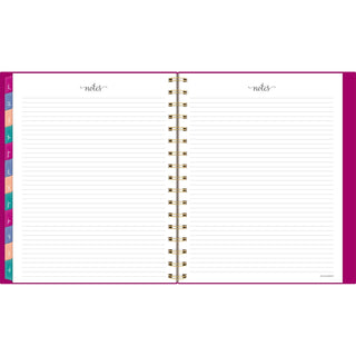 AT-A-GLANCE® Harmony Weekly/Monthly Poly Planner, 8.88 x 7.69, Purple/Gold Cover, 13-Month (Jan to Jan): 2025 to 2026 (AAG109980556)