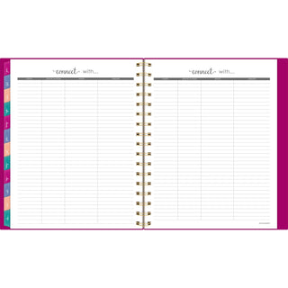 AT-A-GLANCE® Harmony Weekly/Monthly Poly Planner, 8.88 x 7.69, Purple/Gold Cover, 13-Month (Jan to Jan): 2025 to 2026 (AAG109980556)