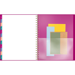 AT-A-GLANCE® Harmony Weekly/Monthly Poly Planner, Weekly: Vertical Format, 11 x 9.38, Purple/Gold Cover, 13-Month (Jan to Jan): 2025-2026 (AAG109990556)
