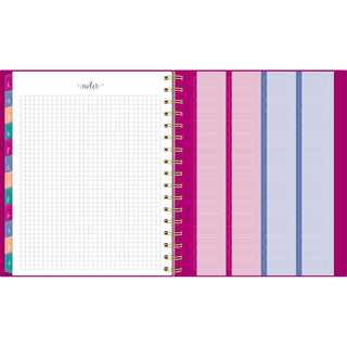 AT-A-GLANCE® Harmony Weekly/Monthly Poly Planner, 8.88 x 7.69, Purple/Gold Cover, 13-Month (Jan to Jan): 2025 to 2026 (AAG109980556)