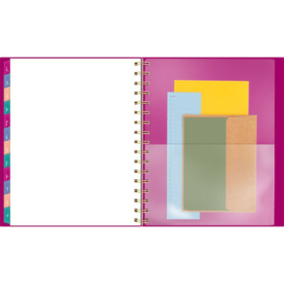 AT-A-GLANCE® Harmony Weekly/Monthly Poly Planner, 8.88 x 7.69, Purple/Gold Cover, 13-Month (Jan to Jan): 2025 to 2026 (AAG109980556)