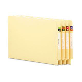 Smead™ Monthly End Tab File Folder Labels, JAN-DEC, 0.5 x 1, Assorted, 25/Sheet, 120 Sheets/Box (SMD67450)