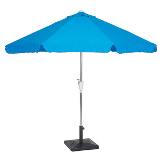 Global Industrial® Umbrella Base, Square, Concrete, 88 lb Capacity, 20 x 20 x 15.75, Black (GBE695475)