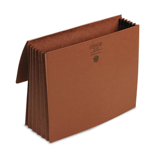 Smead™ Redrope Expanding Wallets, 5.25" Expansion, 1 Section, Letter Size, Redrope (SMD71073)