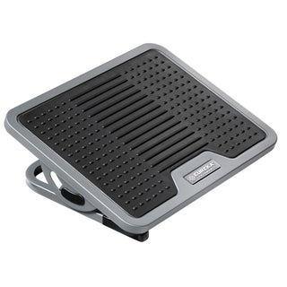 Eureka Ergonomic® Adjustable Ergonomic Footrest, 15.38 x 11.81 x 3.32 to 5.19, Black/Gray (EKADSN03048)