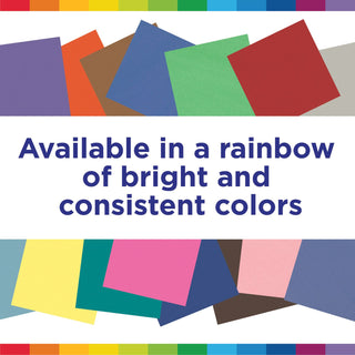 Prang® SunWorks Construction Paper, 50 lb Text Weight, 12 x 18, White, 50/Pack, 25 Packs/Carton (PAC9207CT)
