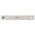 Westcott® Stainless Steel Office Ruler With Non Slip Cork Base, Standard/Metric, 6" Long (ACM10414)