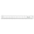 Westcott® Clear Flexible Acrylic Ruler, Standard/Metric, 12" Long, Clear (ACM10562)