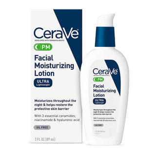 CeraVe® PM Facial Moisturizer 3 oz. Pump Bottle Unscented Lotion (1229988_EA)