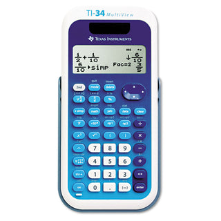 Texas Instruments TI-34 MultiView Scientific Calculator, 16-Digit LCD (TEXTI34MULTIV) (TEXTI34MULTIV)