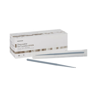 McKesson Ear Curette Handle with Grooves 2 mm Tip Cup Tip (911819_CS)