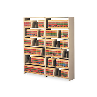 Tennsco Snap-Together Steel Seven-Shelf Closed Starter Set, 36w x 12d x 88h, Sand (TNN101995)