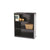 Tennsco Metal Bookcase, Three-Shelf, 34-1/2w x 13-1/2d x 40h, Black (TNNB42BK)