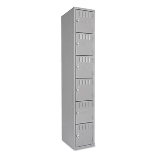 Tennsco Box Compartments Steel Lockers, Single Stack, Medium Gray (TNNBS6121812AMG)