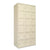 Tennsco Box Compartments, Triple Stack, 36w x 18d x 72h, Sand (TNN102657)