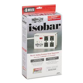 Tripp Lite ISOBAR4ULTRA Computer Gray Isobar Ultra 4 SurSuppressor, 4 Outlets (TRPISOBAR4ULTRA)