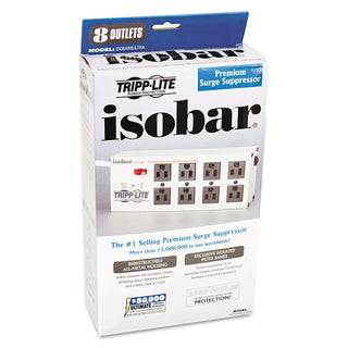 Tripp Lite ISOBAR8ULTRA Isobar Surge Suppressor, 8 Outlets, 12 ft Cord, 3840 Joules (880168)