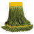 Boardwalk® EcoMop Looped-End Mop Head, Recycled Fibers, Large Size, Green (BWK1200LEA)