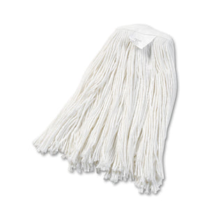 Boardwalk® Cut-End Wet Mop Head, Rayon, No. 20, White (BWK2020REA)