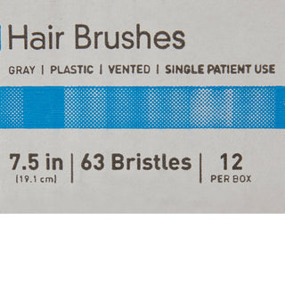 McKesson Hairbrush Plastic Bristles 7.7 Inch (864667_BX)