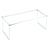 Universal® Screw-Together Hanging Folder Frame, Letter Size, 23" to 26.77" Long, Silver (UNV17000)