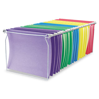 Universal® Screw-Together Hanging Folder Frame, Letter Size, 23" to 26.77" Long, Silver (UNV17000)