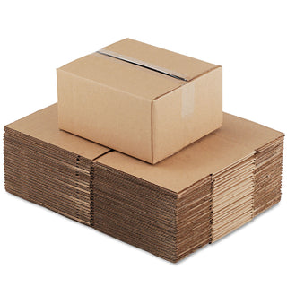 Universal® Fixed-Depth Corrugated Shipping Boxes, Regular Slotted Container (RSC), 10" x 12" x 6", Brown Kraft, 25/Bundle (UNV12106)