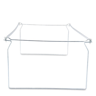 Universal® Screw-Together Hanging Folder Frame, Legal Size, 23" to 26.77" Long, Silver, 6/Box (UNV68000)