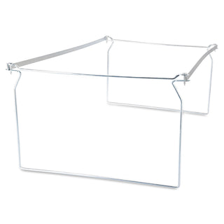 Universal® Screw-Together Hanging Folder Frame, Legal Size, 23" to 26.77" Long, Silver, 6/Box (UNV68000)