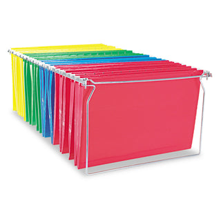Universal® Screw-Together Hanging Folder Frame, Legal Size, 23" to 26.77" Long, Silver, 6/Box (UNV68000)