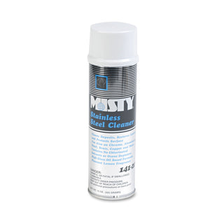 Misty® Stainless Steel Cleaner & Polish, Lemon Scent, 15oz Aerosol, 12/Carton (AMR1001541)