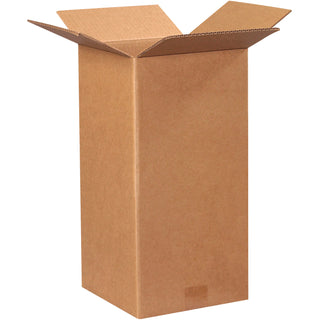 9 x 9 x 18" Tall Corrugated Boxes, Bundle Of 25 (9918)