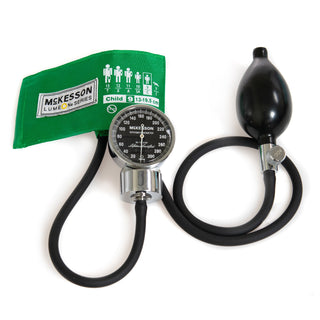 McKesson LUMEON™ Aneroid Sphygmomanometer Unit Pediatric Cuff Nylon Cuff 13 - 19.5 cm Pocket Aneroid (995509_CS)