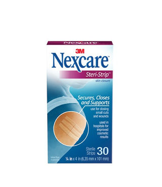 Nexcare™ Steri-Strip™ Skin Closure Strip 1/4 X 4 Inch Ventilated Strip White (1084015_BX)