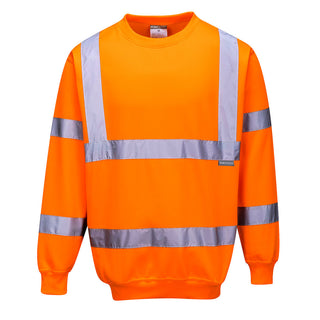 Portwest® Hi-Vis Sweatshirt, Orange, Size 5XL, Each (B303ORR5XL)