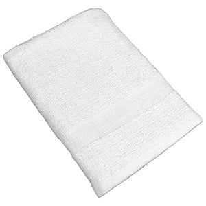 Arkwright Home Basic Arctic Bath Towel 24x48 White (12/Pack) (P-BASIC-2448-8)