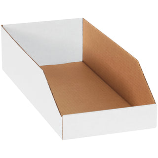 8 x 18 x 4 1/2" White Bin Boxes, Bundle Of 50 (BINBWZ818)