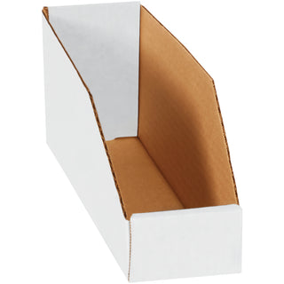 3 x 12 x 4 1/2" White Bin Boxes, Bundle Of 50 (BINEB123)