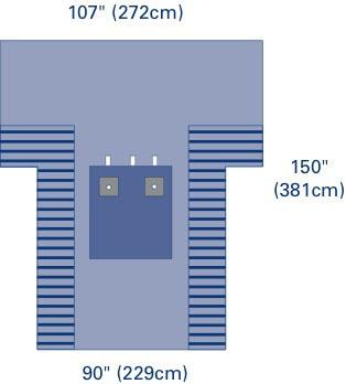 Medline OrthoMax Bilateral Extremity Drape, Sterile, 8/CS (DYNJP8016)