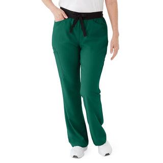 Medline Coastal AVE Women's Scrub Pant, Hunter Green, 2XL Tall, 1 EA (4912HTRXXLT)