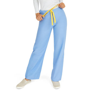 Medline AngelStat Unisex Reversible Scrub Pants with Drawstring Waist, Ceil Blue, Size M, Color Coding, 1 EA (M600NTHM-CM)