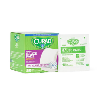 Curad® Sterile Pro-Gauze Pad, 2" x 2", 25/Box, 24/CS (CUR20423RBI)