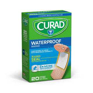 Curad® Waterproof Bandages, 1" x 3.25", 24/CS (CUR43021RB)